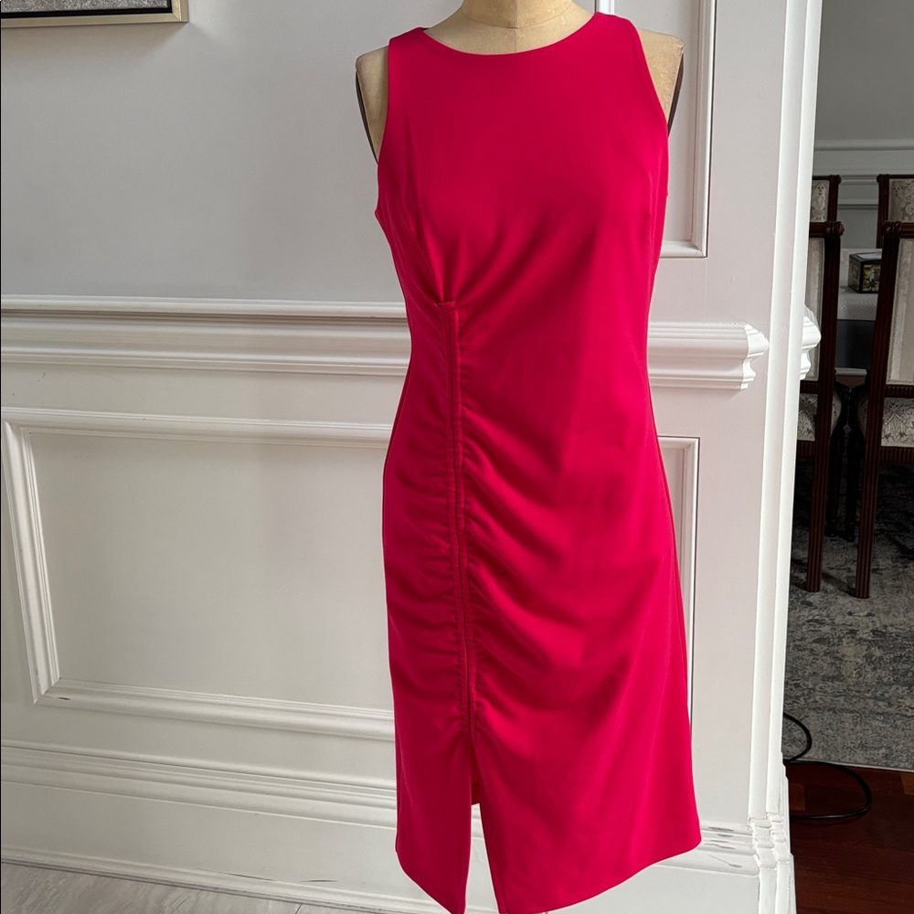 Vince Camuto Vibrant Pink Sleeveless Dress